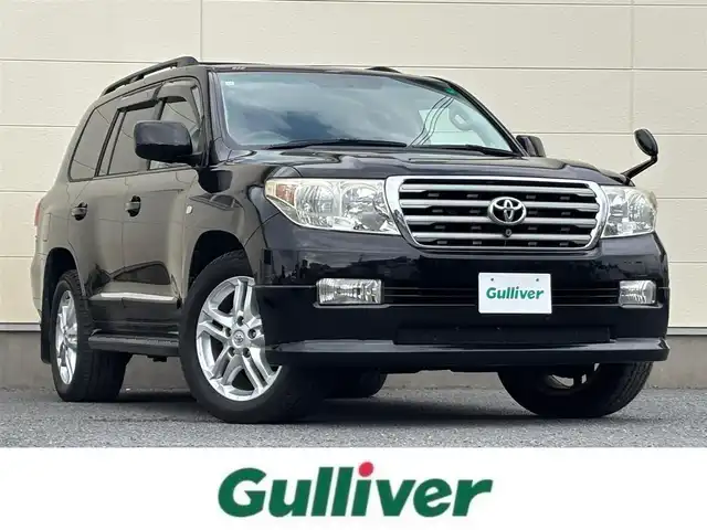トヨタ ランドクルーザー AX Gセレクション 茨城県 2008(平20)年 13.9万km ブラック 純正ナビ/　(AM/FM/MD/CD/DVD/カラオケ/アナログTV)/バックカメラ/クルーズコントロール/ETC/レザーシート/1&2列目シートヒーター/パワーシート/W(後席)エアコン/ルーフレール/クリアランスソナー/ダウンヒルアシスト/オートライト/W+サイドエアバック/純正アルミホイール