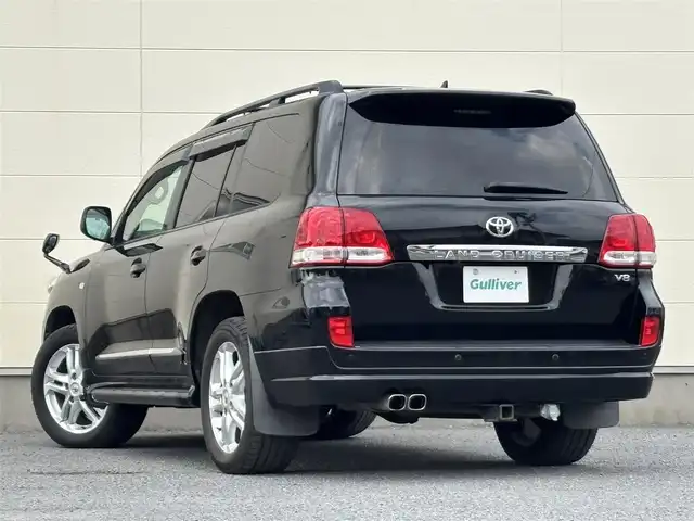 トヨタ ランドクルーザー AX Gセレクション 茨城県 2008(平20)年 13.9万km ブラック 純正ナビ/　(AM/FM/MD/CD/DVD/カラオケ/アナログTV)/バックカメラ/クルーズコントロール/ETC/レザーシート/1&2列目シートヒーター/パワーシート/W(後席)エアコン/ルーフレール/クリアランスソナー/ダウンヒルアシスト/オートライト/W+サイドエアバック/純正アルミホイール