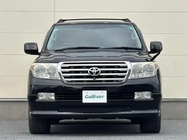 トヨタ ランドクルーザー AX Gセレクション 茨城県 2008(平20)年 13.9万km ブラック 純正ナビ/　(AM/FM/MD/CD/DVD/カラオケ/アナログTV)/バックカメラ/クルーズコントロール/ETC/レザーシート/1&2列目シートヒーター/パワーシート/W(後席)エアコン/ルーフレール/クリアランスソナー/ダウンヒルアシスト/オートライト/W+サイドエアバック/純正アルミホイール