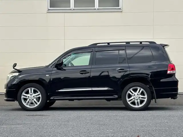 トヨタ ランドクルーザー AX Gセレクション 茨城県 2008(平20)年 13.9万km ブラック 純正ナビ/　(AM/FM/MD/CD/DVD/カラオケ/アナログTV)/バックカメラ/クルーズコントロール/ETC/レザーシート/1&2列目シートヒーター/パワーシート/W(後席)エアコン/ルーフレール/クリアランスソナー/ダウンヒルアシスト/オートライト/W+サイドエアバック/純正アルミホイール