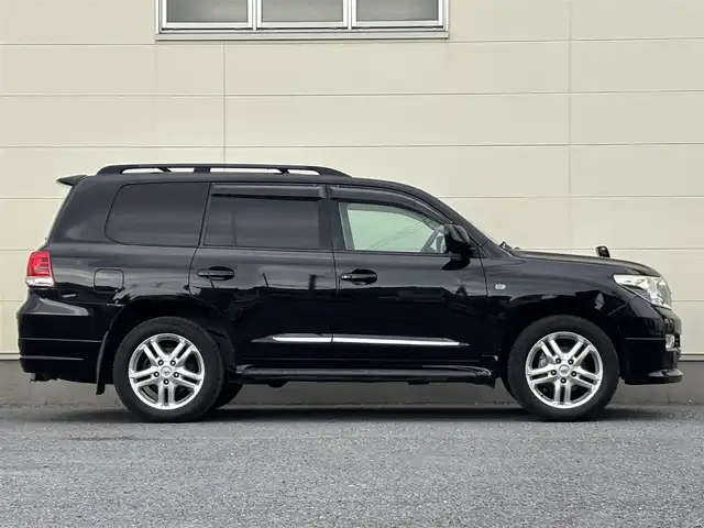 トヨタ ランドクルーザー AX Gセレクション 茨城県 2008(平20)年 13.9万km ブラック 純正ナビ/　(AM/FM/MD/CD/DVD/カラオケ/アナログTV)/バックカメラ/クルーズコントロール/ETC/レザーシート/1&2列目シートヒーター/パワーシート/W(後席)エアコン/ルーフレール/クリアランスソナー/ダウンヒルアシスト/オートライト/W+サイドエアバック/純正アルミホイール