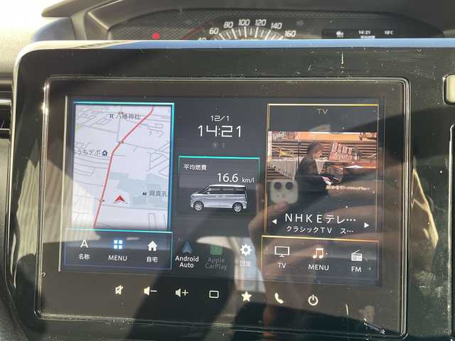 スズキ ソリオ バンディット HV MV 千葉県 2025(令7)年 1万km ピュアホワイトP 純正9インチナビ/(フルセグTV/BT/AppleCarPlay/AndroidAuto)/全周囲カメラ/前後ドライブレコーダー/ヘッドアップディスプレイ/パーキングアシスト/衝突被害軽減システム/車線逸脱警報/バックカメラ/クルーズコントロール/両側パワースライドドア/横滑り防止装置/ETC/アイドリングストップ/LEDヘッドライト/フォグランプ/オートライト/ウィンカーミラー/電動格納ミラー/純正15インチAW/シートヒーター/プッシュスタート/スマートキー/フロアマット/保証書