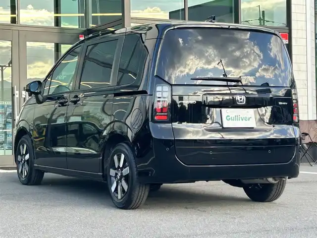 ホンダ フリード ハイブリット e:HEV AIR EX 愛媛県 2025(令7)年 0.1万km クリスタルブラックパール ホンダセンシング/クリアランスソナー/純正15インチアルミホイール/両側パワースライドドア/アダプティブクルーズコントロール/ブラインドスポットモニター/ハーフレザーシート/シートヒーター/前後コーナーセンサー/オートマチックハイビーム/LEDヘッドライト/スマートキー