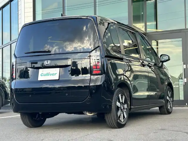 ホンダ フリード ハイブリット e:HEV AIR EX 愛媛県 2025(令7)年 0.1万km クリスタルブラックパール ホンダセンシング/クリアランスソナー/純正15インチアルミホイール/両側パワースライドドア/アダプティブクルーズコントロール/ブラインドスポットモニター/ハーフレザーシート/シートヒーター/前後コーナーセンサー/オートマチックハイビーム/LEDヘッドライト/スマートキー