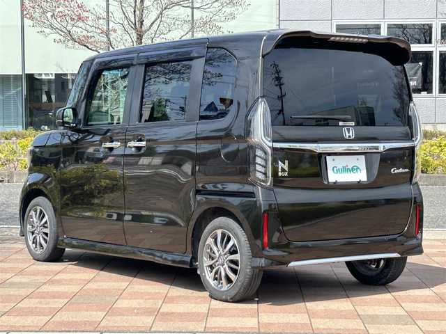 ホンダ Ｎ ＢＯＸ カスタム L 福島県 2021(令3)年 1.9万km プレミアムグラマラスブロンズP 純正ナビゲーション/型番：VXU-217NBi/【CD/DVD/SD/USB/BT/TV】/バックカメラ/ビルトインETC/ドライブレコーダー/前席シートヒーター/両側パワースライドドア/ステアリングリモコン/シートバックテーブル/リアドアサンシェード/純正フロアマット/ドアバイザー