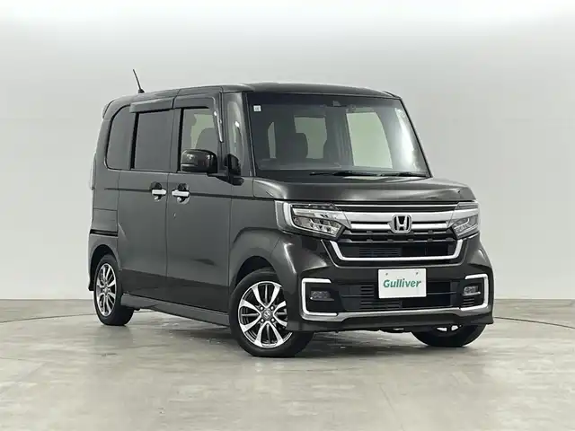 ホンダ Ｎ ＢＯＸ カスタム L 福島県 2021(令3)年 1.9万km プレミアムグラマラスブロンズP ホンダセンシング/・衝突軽減ブレーキ/・誤発進抑制機能/・歩行者事故軽減システム/・路外逸脱抑制/・レーダークルーズコントロール/・先行車発進お知らせ機能/・標識認識/・横滑り防止装置/純正8インチメモリーナビ/・フルセグTV/・Bluetooth/・SD/・USB/・バックカメラ/・CD/DVD/・FM/AM/・ETC/・ステアリングスイッチ/・純正前後ドライブレコーダー/両側パワースライドドア/LEDヘッドライト/・フォグランプ/・オートライト/・オートマチックハイビーム/ベンチシート/・前席シートヒーター/純正フロアマット/純正アルミホイール14インチ/純正ドアバイザー/ウィンカーミラー/オートミラー/アイドリングストップ/クリアランスソナー/ロールサンシェード/USB充電/プッシュスタート/・スマートキー/・ライトレベライザー