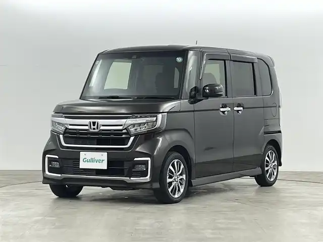 ホンダ Ｎ ＢＯＸ カスタム L 福島県 2021(令3)年 1.9万km プレミアムグラマラスブロンズP ホンダセンシング/・衝突軽減ブレーキ/・誤発進抑制機能/・歩行者事故軽減システム/・路外逸脱抑制/・レーダークルーズコントロール/・先行車発進お知らせ機能/・標識認識/・横滑り防止装置/純正8インチメモリーナビ/・フルセグTV/・Bluetooth/・SD/・USB/・バックカメラ/・CD/DVD/・FM/AM/・ETC/・ステアリングスイッチ/・純正前後ドライブレコーダー/両側パワースライドドア/LEDヘッドライト/・フォグランプ/・オートライト/・オートマチックハイビーム/ベンチシート/・前席シートヒーター/純正フロアマット/純正アルミホイール14インチ/純正ドアバイザー/ウィンカーミラー/オートミラー/アイドリングストップ/クリアランスソナー/ロールサンシェード/USB充電/プッシュスタート/・スマートキー/・ライトレベライザー