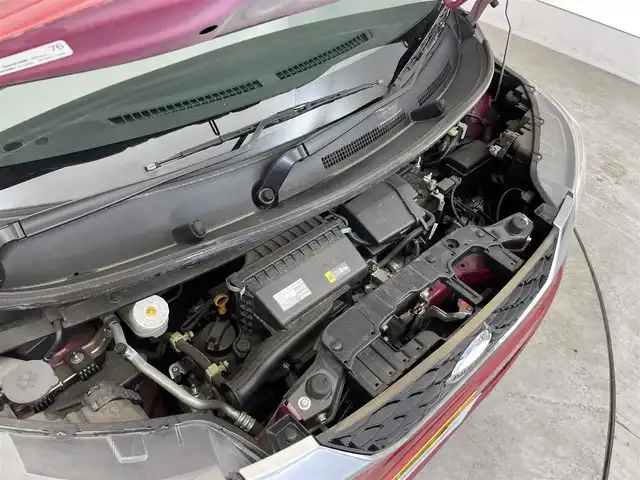 日産 ルークス X 滋賀県 2021(令3)年 2.1万km スパークリングレッドM 禁煙車/純正ナビ/アラウンドビューモニター/ＥＴＣ/エマージェンシーブレーキ/車線逸脱警報/片側パワースライドドア/プッシュスタート/スマートキー/オートライト/ステアリングスイッチ/アイドリングストップ/オートエアコン/電動格納ミラー