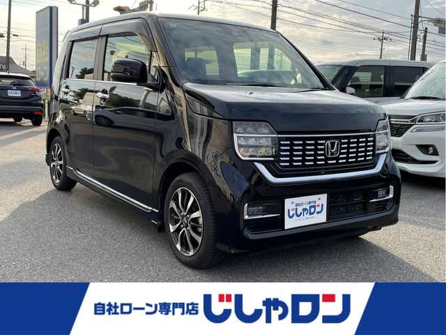 ホンダ Ｎ ＷＧＮ カスタム L ホンダセンシング 群馬県 2020(令2)年 6.6万km クリスタルブラックパール (株)IDOMが運営する【じしゃロン伊勢崎店】の自社ローン専用車両になりますこちらは現金またはオートローンご利用時の価格です。自社ローンご希望の方は別途その旨お申付け下さい/純正SDナビ【VXM-195VFi】/・フルセグテレビ/・Bluetooth接続/・CDチェンジャー/・AM/FMラジオ/・ハンズフリー通話機能/ナビ装着用スペシャルパッケージ/バックカメラ/前後ドラレコ【DRH-189N】/ビルトインETC/レーダークルーズコントロール/USB充電口×２/スマートキー×２/プッシュスタート/運転席シートヒーター/パーキングアシスト/Honda SENSING/・衝突軽減ブレーキ/・先行車発進お知らせ機能/・歩行者事故低減ステアリング/・路外逸脱抑制機能/・標識認識機能機能付き/・車線維持支援システム/・誤発進抑制機能/・後方誤発進抑制機能
