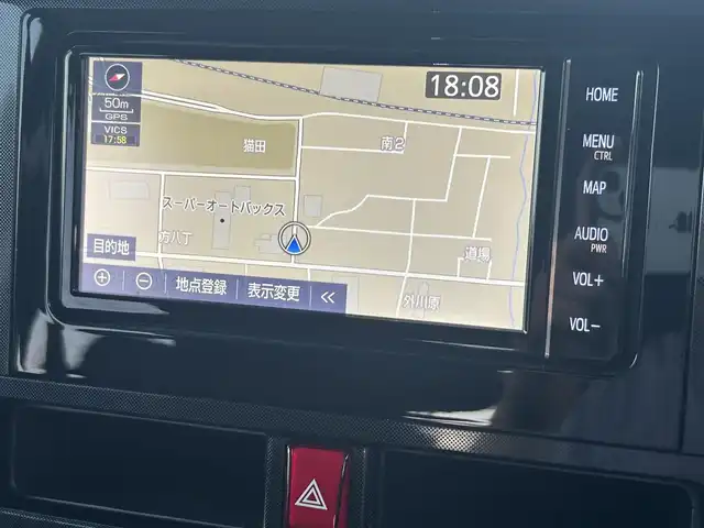 トヨタ ルーミー G 福島県 2023(令5)年 0.3万km ブラックマイカメタリック 4WD/純正ナビゲーション/型番：NSZT-W68T/【CD/DVD/SD/BT/TV】/バックカメラ/両側電動スライドドア/LEDオートライト/衝突被害軽減システム/コーナーセンサー/プッシュスタート/ヘッドライトレベライザー/リアドアシェード/純正フロアマット