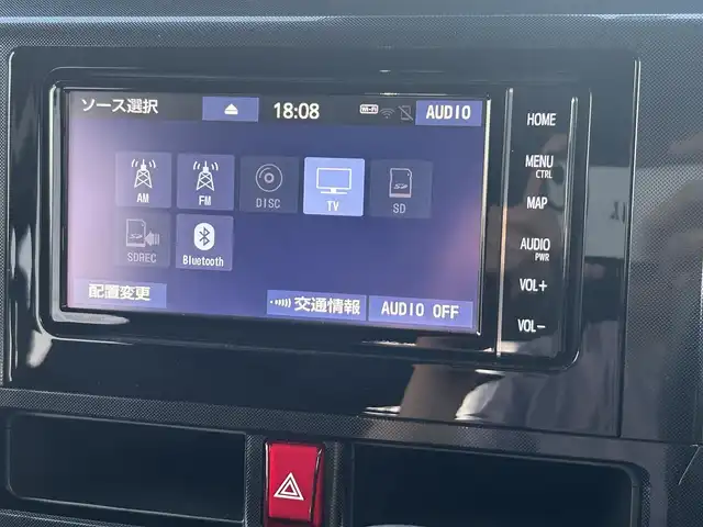 トヨタ ルーミー G 福島県 2023(令5)年 0.3万km ブラックマイカメタリック 4WD/純正ナビゲーション/型番：NSZT-W68T/【CD/DVD/SD/BT/TV】/バックカメラ/両側電動スライドドア/LEDオートライト/衝突被害軽減システム/コーナーセンサー/プッシュスタート/ヘッドライトレベライザー/リアドアシェード/純正フロアマット