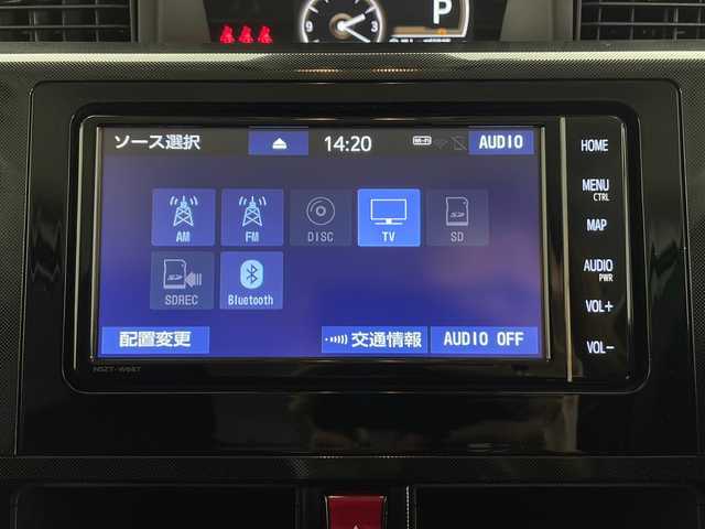 トヨタ ルーミー G 長野県 2023(令5)年 0.3万km ブラックマイカメタリック 4WD/純正ナビゲーション/型番：NSZT-W68T/【CD/SD/BT/フルセグTV】/バックカメラ/両側電動スライドドア/LEDヘッドライト/オートマチックハイビーム/オートライト/衝突被害軽減システム/クリアランスソナー/コーナーセンサー/プッシュスタート/ヘッドライトレベライザー/２列目サンシェード/純正フロアマット/スペアキー