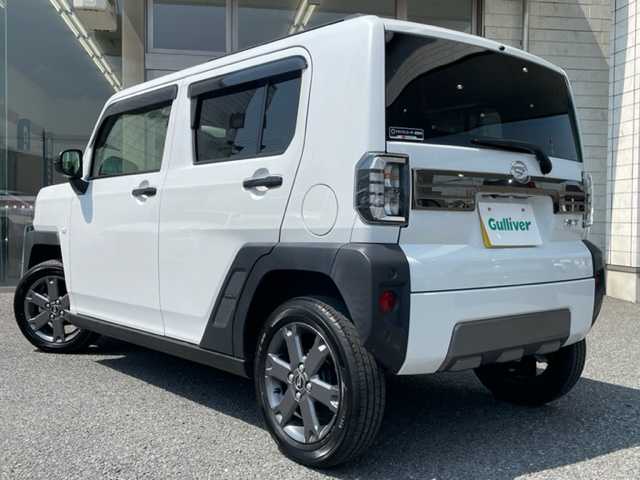 ダイハツ タフト G ダーククロムベンチャー 埼玉県 2023(令5)年 0.9万km シャイニングホワイトパール ワンオーナー/9インチディスプレイオーディオ/【ナビ/CD/DVD/フルセグ/Bluetooth】/パノラミックビューモニター/衝突軽減ブレーキ/スカイフィールトップ/シートヒーター/LEDヘッドライト/横滑り防止装置/アイドリングストップ/取扱説明書/スペアキー