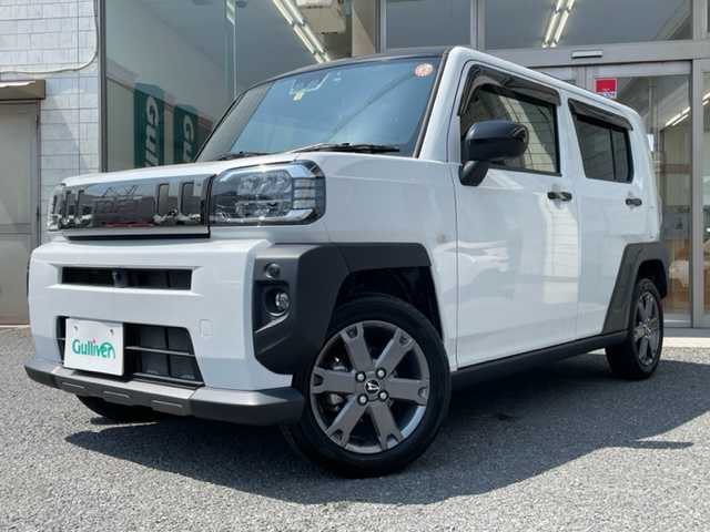 ダイハツ タフト G ダーククロムベンチャー 埼玉県 2023(令5)年 0.9万km シャイニングホワイトパール ワンオーナー/9インチディスプレイオーディオ/【ナビ/CD/DVD/フルセグ/Bluetooth】/パノラミックビューモニター/衝突軽減ブレーキ/スカイフィールトップ/シートヒーター/LEDヘッドライト/横滑り防止装置/アイドリングストップ/取扱説明書/スペアキー