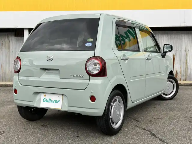ダイハツ ミラ トコット X SA Ⅲ 三重県 2019(平31)年 8.4万km セラミックグリーンM スマートアシストIII /　・衝突警報機能(対車両・対歩行者)/　・衝突回避支援ブレーキ機能(対車両・対歩行者)/　・誤発進抑制制御機能(前方・後方)/　・車線逸脱警報機能/　・先行車発進お知らせ機能/　・オートハイビーム/純正オーディオ　/　・Bluetooth/　・CD再生/　・USB/　・AUX/スマートキーx２本/コーナーセンサー/アイドリングストップ/LEDヘッドライト/オートリトラクタブルミラー/ステアリングスイッチ/純正フロアマット/ドアバイザー/ライトレベリング/プライバシーガラス/ルーフアンテナ/横滑り防止機能/サイド/カーテンエアバック