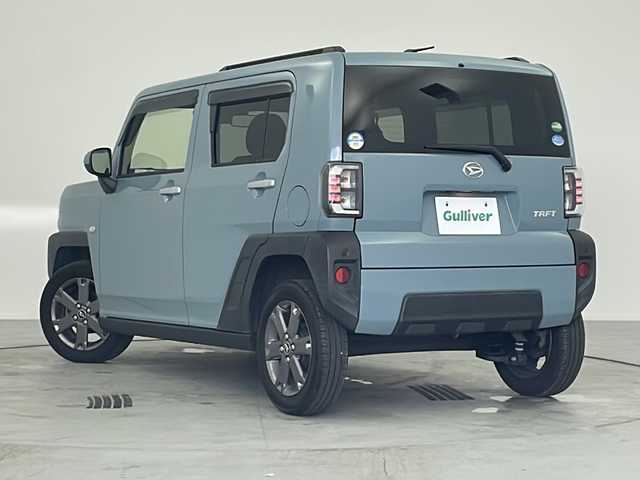ダイハツ タフト G ターボ 愛知県 2020(令2)年 5.1万km レイクブルーメタリック 禁煙車/純正ナビ/(AM/FM/CD/DVD/BT/フルセグ)/バックカメラ/ドライブレコーダー/ETC/スカイルーフ/革巻きステアリング/ステアリングスイッチ/シートヒーター/プッシュスタート/スマートキー/LEDヘッドライト/フォグランプ/電動パーキング/オートホールド/レーンキープアシスト/衝突軽減システム/先行車発進お知らせ/純正ドアバイザー/純正アルミホイール/社外フロアマット