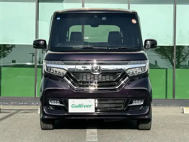 ホンダ Ｎ ＢＯＸ G L ターボ ホンダセンシング 和歌山県 2019(平31)年 6.3万km プレミアムベルベットパープル・パール 純正ナビ/フルセグTV/バックカメラ/TVキャンセラー/衝突軽減ブレーキ/アダプティブクルーズコントロール/コーナーセンサー/レーンキープアシスト/両側パワースライドドア/純正アルミホイール/純正フロアマット/リアサンシェード/ビルトインETC/前後ドライブレコーダー/LEDヘッドライト/オートライト