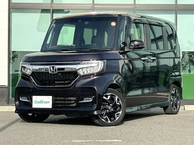 ホンダ Ｎ ＢＯＸ G L ターボ ホンダセンシング 和歌山県 2019(平31)年 6.3万km プレミアムベルベットパープル・パール 純正ナビ/フルセグTV/バックカメラ/TVキャンセラー/衝突軽減ブレーキ/アダプティブクルーズコントロール/コーナーセンサー/レーンキープアシスト/両側パワースライドドア/純正アルミホイール/純正フロアマット/リアサンシェード/ビルトインETC/前後ドライブレコーダー/LEDヘッドライト/オートライト