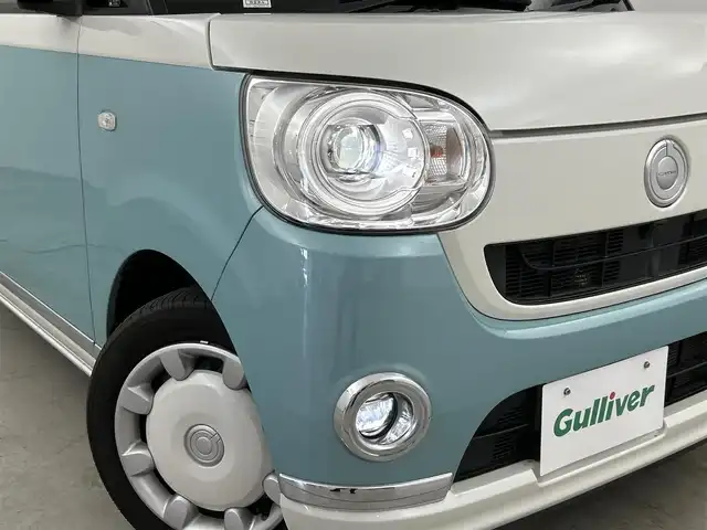 ダイハツ ムーヴ キャンバス G メイクアップ SA Ⅲ 福岡県 2018(平30)年 5.9万km パールホワイトⅢ/ファインミントメタリック 2トーン 社外ナビ（ＢＴ，フルセグＴＶ）　/バックカメラ　/ＥＴＣ　/コーナーセンサー　/衝突被害軽減ブレーキ　/アイドリングストップ　/アダプティブドライビングビーム　/両側電動スライドドア　/プッシュスタート　/ドアバイザー