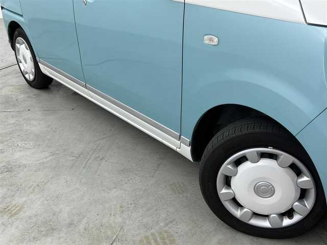 ダイハツ ムーヴ キャンバス G メイクアップ SA Ⅲ 福岡県 2018(平30)年 5.9万km パールホワイトⅢ/ファインミントメタリック 2トーン 社外ナビ（ＢＴ，フルセグＴＶ）　/バックカメラ　/ＥＴＣ　/コーナーセンサー　/衝突被害軽減ブレーキ　/アイドリングストップ　/アダプティブドライビングビーム　/両側電動スライドドア　/プッシュスタート　/ドアバイザー