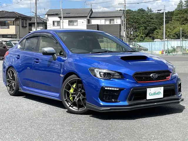 スバル ＷＲＸ ＳＴＩ STI タイプS 千葉県 2019(令1)年 1万km WRブルーパール ワンオーナー/F型/STiエアロ/純正レカロシート/RAYS G025 19AW（純正有）/GReddyコンフォートスポーツGTスラッシュマフラー（純正有）/純正8型ナビ/フルセグTV/バックカメラ/アドバンスドセーフティパッケージ（スバルリヤビークルディテクション［後側方警戒支援システム］/ハイビームアシスト［自動防眩ルームミラー付］/フロント＆サイドビューモニター）/LEDヘッドライト/LEDアクセサリーライナー/保証書/取扱説明書/スペアキー有