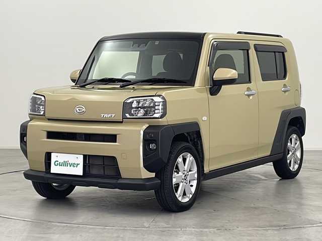 ダイハツ タフト G 群馬県 2020(令2)年 4万km サンドベージュメタリック ナビ　バックカメラ　ガラスルーフ　前席シートヒーター　ＬＥＤヘッドランプ・フォグ　オートマチックハイビーム　衝突被害軽減ブレーキ　純正アルミホイール　スマートキー　革巻きステアリング　禁煙車