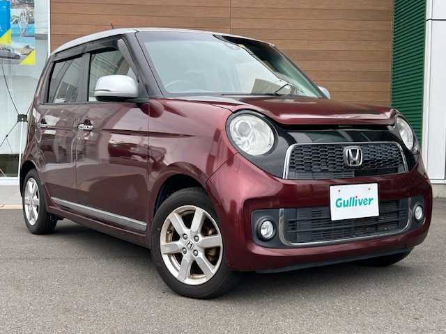 ホンダ Ｎ ＯＮＥ プレミアム 静岡県 2014(平26)年 12.7万km プレミアムディープロッソパール ワンオーナー/純正ナビ（ワンセグTV/AM・FM/BT）/バックカメラ/ETC/オートライト/純正フロアマット/純正ドアバイザー/純正14インチAW/横滑り防止機能/ECON/電格ミラー/シートリフター/プッシュスタート/スマートキー×2/保障証/取扱説明書