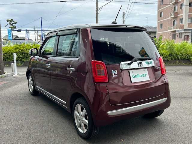 ホンダ Ｎ ＯＮＥ プレミアム 静岡県 2014(平26)年 12.7万km プレミアムディープロッソパール ワンオーナー/純正ナビ（ワンセグTV/AM・FM/BT）/バックカメラ/ETC/オートライト/純正フロアマット/純正ドアバイザー/純正14インチAW/横滑り防止機能/ECON/電格ミラー/シートリフター/プッシュスタート/スマートキー×2/保障証/取扱説明書