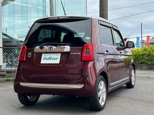 ホンダ Ｎ ＯＮＥ プレミアム 静岡県 2014(平26)年 12.7万km プレミアムディープロッソパール ワンオーナー/純正ナビ（ワンセグTV/AM・FM/BT）/バックカメラ/ETC/オートライト/純正フロアマット/純正ドアバイザー/純正14インチAW/横滑り防止機能/ECON/電格ミラー/シートリフター/プッシュスタート/スマートキー×2/保障証/取扱説明書
