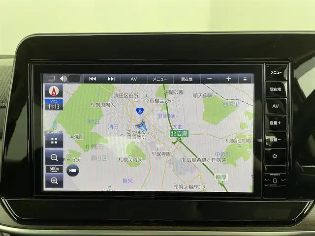 日産 オーラ G FOUR レザーエディション 道央・札幌 2023(令5)年 1.1万km ピュアホワイトパール ・４WD/・寒冷地仕様/・純正ナビ/　BT/USB/HDMI/フルセグ/・アラウンドビューモニター/・デジタルインナーミラー/・純正前後ドライブレコーダー/・エマージェンシーブレーキ/・レーダークルーズコントロール/・レーンキープアシスト/・オートハイビーム/・クリアランスソナー/・レザーシート/・前席シートヒーター/・ステアリングヒーター/・LEDヘッドライト/・フォグライト/・オートライト/・プッシュスタート/・スマートキー/・純正フロアマット/・ドアバイザー/・社外AW付スタッドレス積込(205/50/R17)