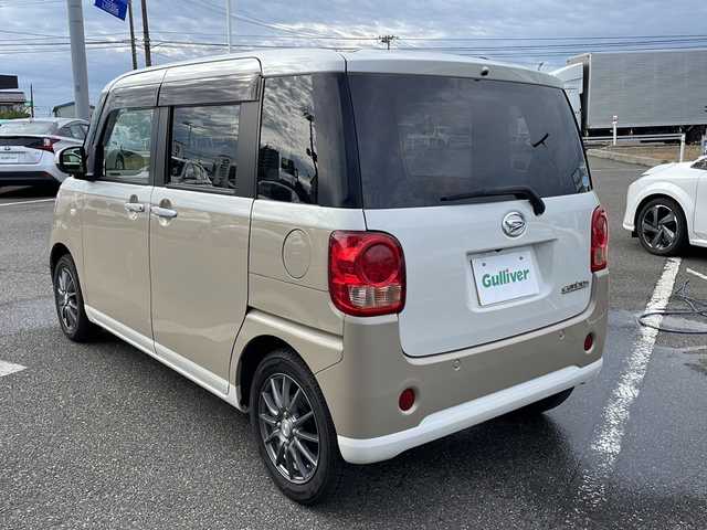 ダイハツ ムーヴ キャンバス X SA Ⅲ 新潟県 2021(令3)年 1.7万km パールホワイトⅢ/ナチュラルベージュマイカメタリック 2トーン 外部検査済み/４WD/社外SDナビ【CN-RE06WD】/(DVD/フルセグTV/Bluetooth/MSV)/両側パワースライドドア/バックカメラ/SA3/・衝突回避支援ブレーキ機能/・衝突警報機能（対車両/歩行者）/・車線逸脱警報機能/・誤発進抑制制御機能（前方/後方）/・先行車発進お知らせ機能/・オートハイビーム/スマートキー/前後ドライブレコーダー/横滑り防止機能/保証書/取扱説明書/スペアキーメモリナビ