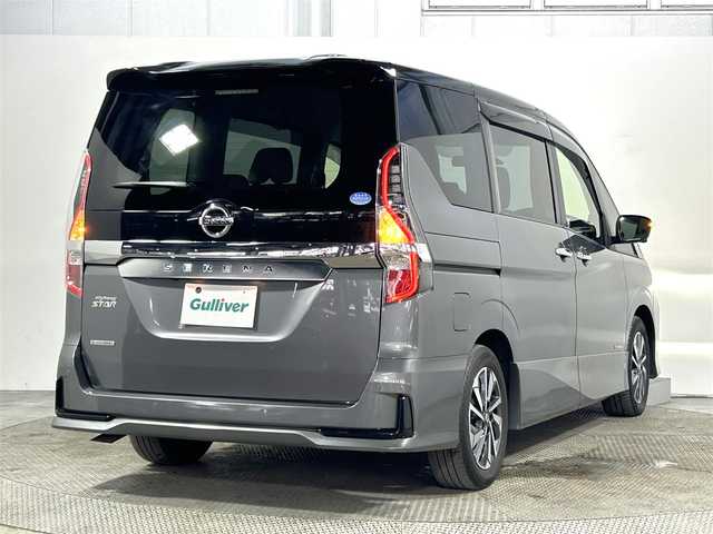 日産 セレナ ハイウェイスター V 大阪府 2019(令1)年 3.1万km ダークメタルグレー/ダイヤモンドブラック ProPILOT 純正ナビ(フルセグ/DVD再生/Bluetooth) 360カメラ ETC 後席モニター 両側パワースライドドア 衝突軽減 レーダーC クリアランスソナー BSM パークアシスト