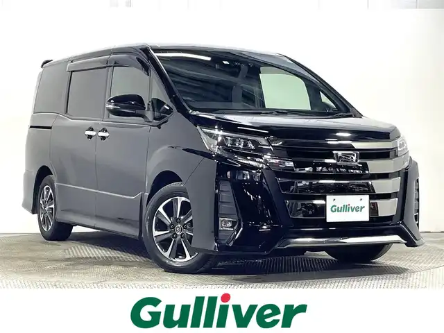 トヨタ ノア Si ダブルバイビー 大阪府 2018(平30)年 2.2万km ブラック 純正9incナビ(フルセグ/DVD再生/Bluetooth) バックカメラ 後席モニター ETC 両側パワースライドドア 衝突軽減 クルコン トヨタセーフティセンス ハーフレザー リアオートエアコン