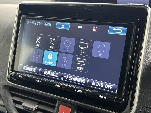 トヨタ ノア Si ダブルバイビー 大阪府 2018(平30)年 2.2万km ブラック 純正9incナビ(フルセグ/DVD再生/Bluetooth) バックカメラ 後席モニター ETC 両側パワースライドドア 衝突軽減 クルコン トヨタセーフティセンス ハーフレザー リアオートエアコン