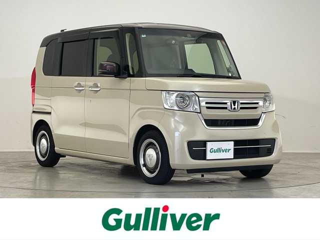 ホンダ Ｎ ＢＯＸ L ターボコーディネートスタイル 滋賀県 2022(令4)年 2.5万km プレミアムアイボリーパールⅡ 禁煙車/純正ナビ/CD/DVD/Bluetooth/フルセグTV/バックカメラ/ETC/両側パワースライドドア/ホンダセンシング/シートヒーター/前後ドラレコ/クルーズコントロール/電動パーキング/オートホールド/LEDヘッドライト/オートライト/プッシュスタート/スマートキー/純正アルミホイール