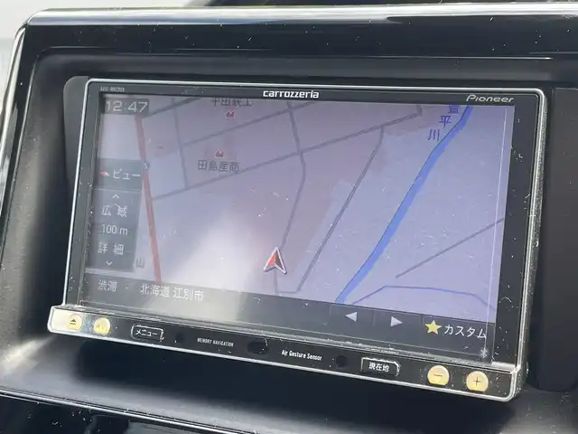 トヨタ ノア Si ダブルバイビーⅡ 道東・釧路十勝 2019(令1)年 8万km ブラック ワンオーナー/4WD/寒冷地仕様/社外ナビ/(AM FM BT CD DVD フルセグTV)/バックカメラ/両側パワースライドドア/衝突軽減ブレーキ/ETC/クルーズコントロール/プッシュスタート/スマートキー/ハーフレザーシート/DUALエアコン/革巻きステアリング/ドアバイザー