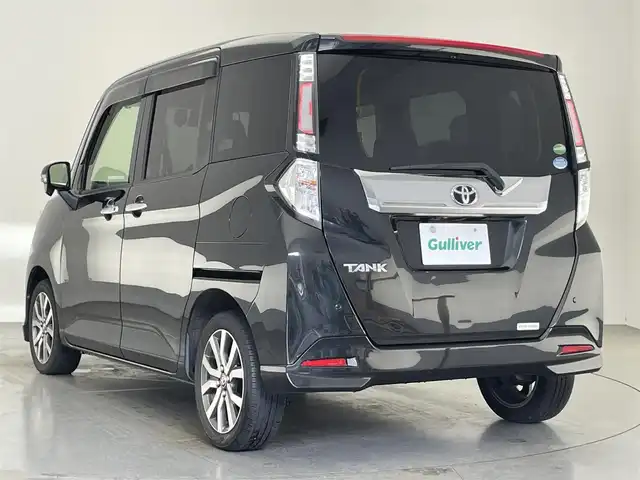 トヨタ タンク カスタムG－T 愛知県 2018(平30)年 7.3万km ブラックマイカメタリック 社外９型ナビ　コンフォートパッケージ　禁煙　バックカメラ　フルセグ　ＤＶＤ　ドラレコ　ＥＴＣ　シートヒーター　衝突軽減　レーンキープ　両側パワスラ　ＬＥＤオートライト　プッシュスタート　スマートキー