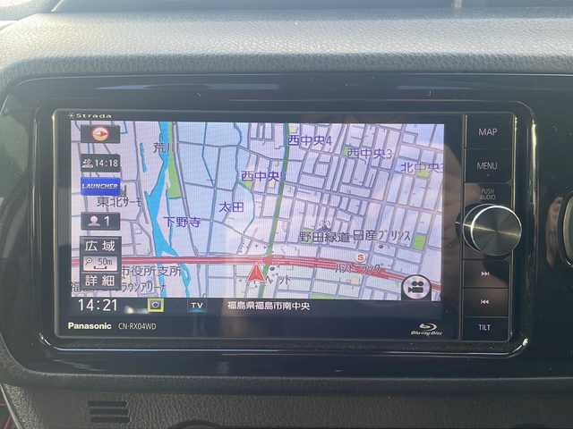 トヨタ ヴィッツ GRスポーツ 福島県 2017(平29)年 7.5万km ルミナスイエロー ワンオーナー/トヨタセーフティー/・レーンキープアシスト/・衝突軽減ブレーキ/・横滑り防止装置/社外SDナビ/（Bluetooth/CD/DVD/SD/USB)/フルセグTV/ハーフレーザー/ETC/純正フロアマット/社外17インチAW/プッシュスタート/スマートキー/スペアキー/LEDヘッドライト/オートライト/フォグランプ/保証書/取扱説明書