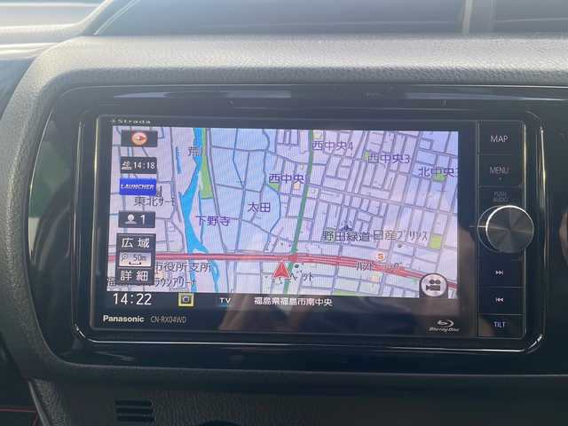 トヨタ ヴィッツ GRスポーツ 福島県 2017(平29)年 7.5万km ルミナスイエロー ワンオーナー/トヨタセーフティー/・レーンキープアシスト/・衝突軽減ブレーキ/・横滑り防止装置/社外SDナビ/（Bluetooth/CD/DVD/SD/USB)/フルセグTV/ハーフレーザー/ETC/純正フロアマット/社外17インチAW/プッシュスタート/スマートキー/スペアキー/LEDヘッドライト/オートライト/フォグランプ/保証書/取扱説明書