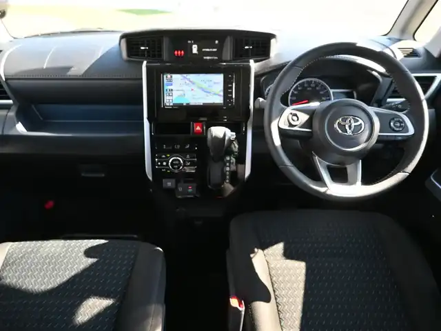 トヨタ ルーミー カスタムG 千葉県 2020(令2)年 4.7万km レーザーブルークリスタルシャイン ワンオーナー/両側パワースライドドア/社外SDナビ/地デジTV/【DVD/CD再生機能　Bluetooth接続】/革巻きステアリング/ETC/LEDヘッドライト/フォグライト/リアコーナーセンサー/純正14インチアルミホイル/キーフリーシステム