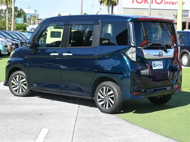 トヨタ ルーミー カスタムG 千葉県 2020(令2)年 4.7万km レーザーブルークリスタルシャイン ワンオーナー/両側パワースライドドア/社外SDナビ/地デジTV/【DVD/CD再生機能　Bluetooth接続】/革巻きステアリング/ETC/LEDヘッドライト/フォグライト/リアコーナーセンサー/純正14インチアルミホイル/キーフリーシステム