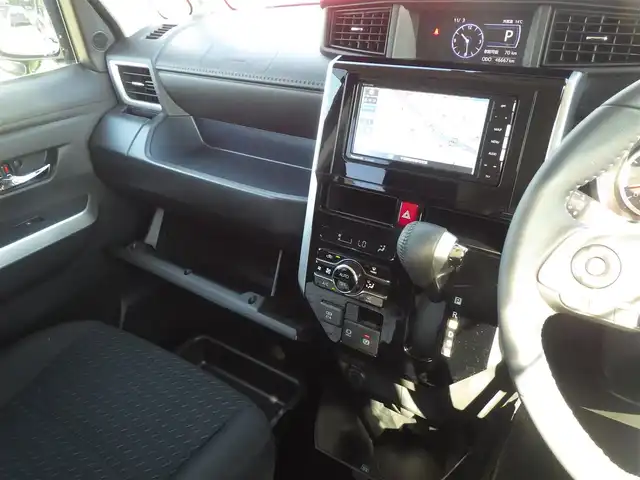 トヨタ ルーミー カスタムG 千葉県 2020(令2)年 4.7万km レーザーブルークリスタルシャイン ワンオーナー/両側パワースライドドア/社外SDナビ/地デジTV/【DVD/CD再生機能　Bluetooth接続】/革巻きステアリング/ETC/LEDヘッドライト/フォグライト/リアコーナーセンサー/純正14インチアルミホイル/キーフリーシステム