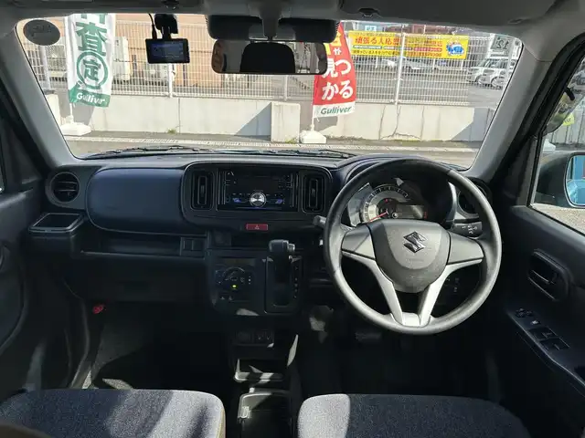 スズキ アルト L 大分県 2021(令3)年 0.8万km ダスクブルーメタリック 〇社外オーディオ/　CD/BT/USB/〇ヘッドライトレベライザー/〇アイドリングストップ/〇クリアランスソナー/〇スズキセーフティサポート/〇LKA/〇横滑り防止/〇キーレスキー/〇フロアマット/〇ドアバイザー/〇プライバシーガラス/〇ドライブレコーダー/〇保証書/〇取扱説明書/〇スペアキー