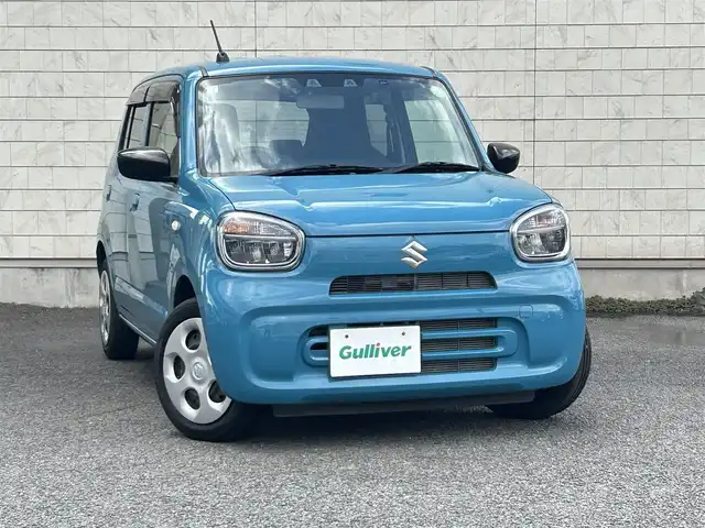 スズキ アルト L 大分県 2021(令3)年 0.8万km ダスクブルーメタリック 〇社外オーディオ/　CD/BT/USB/〇ヘッドライトレベライザー/〇アイドリングストップ/〇クリアランスソナー/〇スズキセーフティサポート/〇LKA/〇横滑り防止/〇キーレスキー/〇フロアマット/〇ドアバイザー/〇プライバシーガラス/〇ドライブレコーダー/〇保証書/〇取扱説明書/〇スペアキー