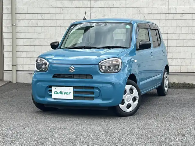 スズキ アルト L 大分県 2021(令3)年 0.8万km ダスクブルーメタリック 〇社外オーディオ/　CD/BT/USB/〇ヘッドライトレベライザー/〇アイドリングストップ/〇クリアランスソナー/〇スズキセーフティサポート/〇LKA/〇横滑り防止/〇キーレスキー/〇フロアマット/〇ドアバイザー/〇プライバシーガラス/〇ドライブレコーダー/〇保証書/〇取扱説明書/〇スペアキー