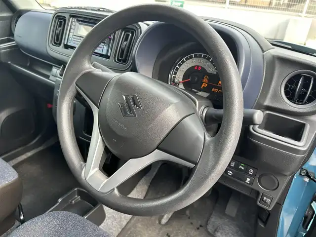 スズキ アルト L 大分県 2021(令3)年 0.8万km ダスクブルーメタリック 〇社外オーディオ/　CD/BT/USB/〇ヘッドライトレベライザー/〇アイドリングストップ/〇クリアランスソナー/〇スズキセーフティサポート/〇LKA/〇横滑り防止/〇キーレスキー/〇フロアマット/〇ドアバイザー/〇プライバシーガラス/〇ドライブレコーダー/〇保証書/〇取扱説明書/〇スペアキー