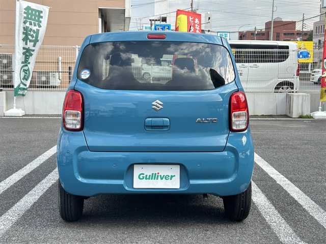 スズキ アルト L 大分県 2021(令3)年 0.8万km ダスクブルーメタリック 〇社外オーディオ/　CD/BT/USB/〇ヘッドライトレベライザー/〇アイドリングストップ/〇クリアランスソナー/〇スズキセーフティサポート/〇LKA/〇横滑り防止/〇キーレスキー/〇フロアマット/〇ドアバイザー/〇プライバシーガラス/〇ドライブレコーダー/〇保証書/〇取扱説明書/〇スペアキー