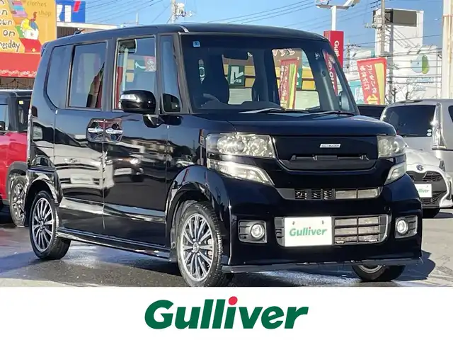 ホンダ Ｎ ＢＯＸ カスタム G ターボパッケージ 群馬県 2012(平24)年 6.3万km プレミアムゴールドパープルパール ターボ/純正メモリナビ/CD・DVD・BT・フルセグ/両側パワースライドドア/バックカメラ/ETC/クルーズコントロール/パドルシフト/無限グリル/純正アルミホイール/プッシュスタート/スマートキー