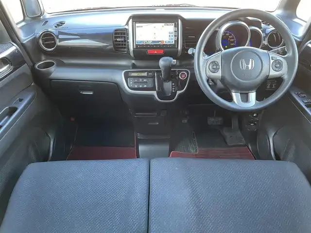 ホンダ Ｎ ＢＯＸ カスタム G ターボパッケージ 群馬県 2012(平24)年 6.3万km プレミアムゴールドパープルパール ターボ/純正メモリナビ/CD・DVD・BT・フルセグ/両側パワースライドドア/バックカメラ/ETC/クルーズコントロール/パドルシフト/無限グリル/純正アルミホイール/プッシュスタート/スマートキー