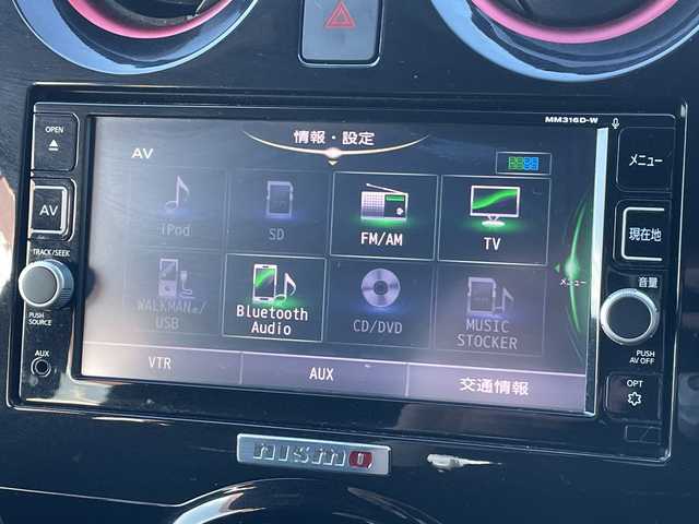 日産 ノート e－パワー ニスモ 茨城県 2017(平29)年 5.4万km スーパーブラック 純正ナビ　/-BT/TV/AM/CD/衝突軽減システム　/バックカメラ/レーンキープアシスト　/ＥＴＣ　/ＬＥＤヘッドライト　/プッシュスタート　/オートライト　/ドライブレコーダー前後　/純正アルミホイール　/電動格納ミラー　/横滑り防止装置